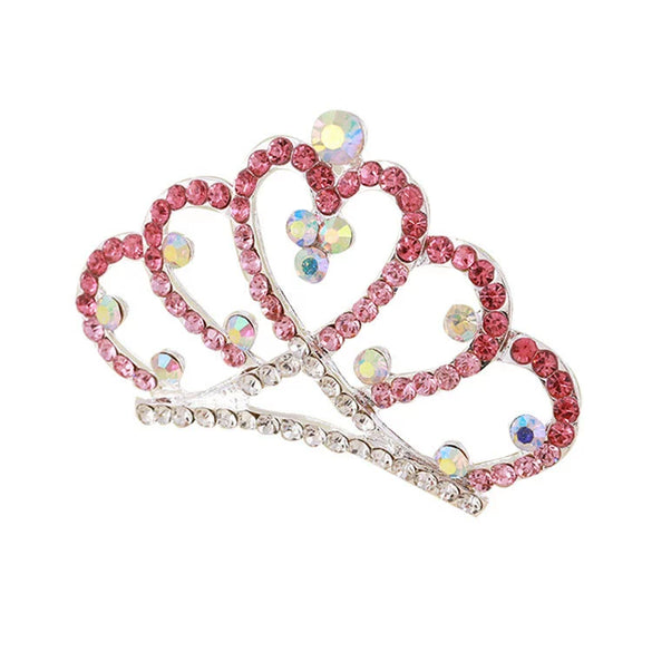 Wholesale Alloy Diamond Crown Crystal Hair Accessories For Kids