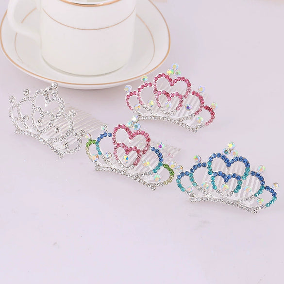 Wholesale Alloy Diamond Crown Crystal Hair Accessories For Kids