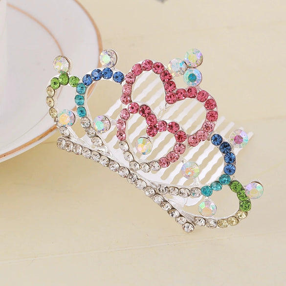 Wholesale Alloy Diamond Crown Crystal Hair Accessories For Kids
