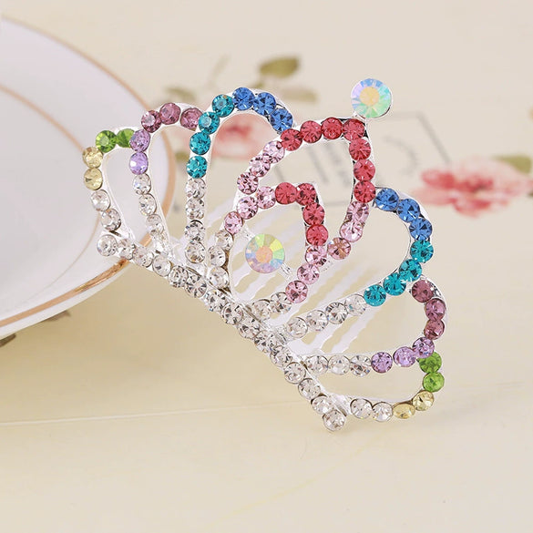 Wholesale Alloy Diamond Crown Crystal Hair Accessories For Kids