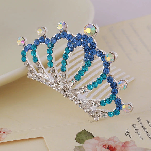 Wholesale Alloy Diamond Crown Crystal Hair Accessories For Kids