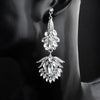 Wholesale Alloy Diamond Earrings Exaggerated Retro Style Electroplated For Women