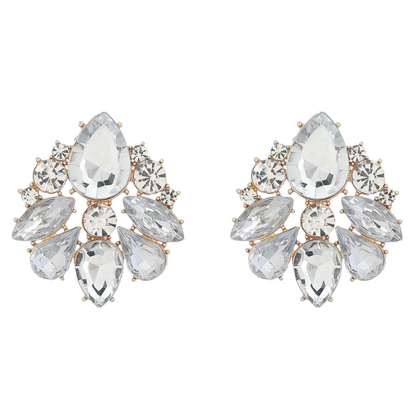 Wholesale Alloy Diamond Geometric Earrings For Women