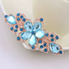 Wholesale Alloy Diamond Rhinestone Hairpin Horsetail Horizontal Clip For Women