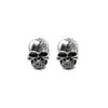 Wholesale Alloy Diamondencrusted Geometric Skull Earrings