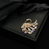 Wholesale Alloy Diamondencrusted Vintage Bow Brooch With Electroplating For Women's Clothing Accessories