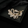 Wholesale Alloy Diamondencrusted Vintage Bow Brooch With Electroplating For Women's Clothing Accessories