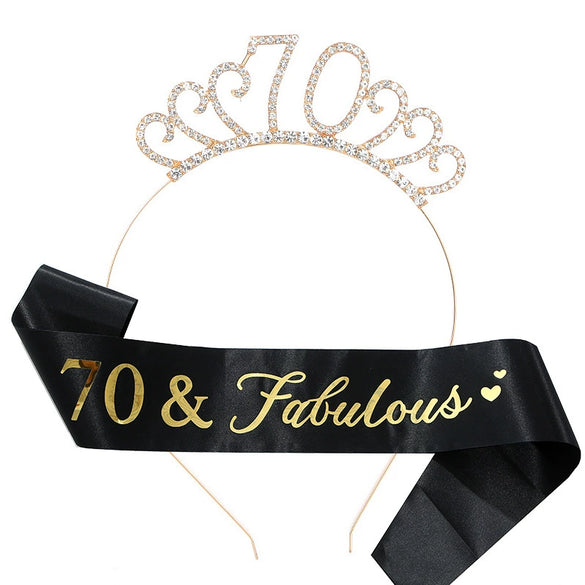 Wholesale Alloy Digital Crown Headband Shoulder Strap Headdress For Women With Simple Geometric Style And Electroplating Treatment