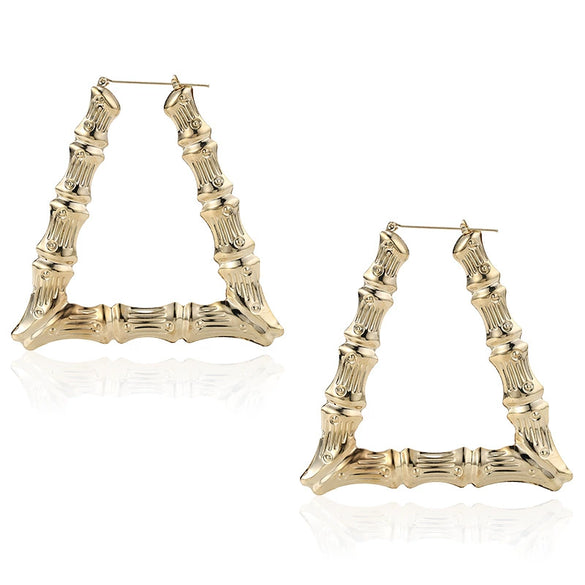 Wholesale Alloy Double Geometric Punk Style Women's Earrings With Electroplating Treatment
