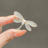 Wholesale Alloy Dragonfly Animal Style Electroplated Ladies Decorative Brooch Collar Pin For Suit Jacket