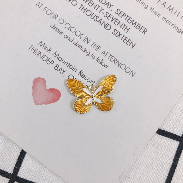 Wholesale Alloy Dripping Oil Butterfly Hollow Flower Three Dimensional Rose Earrings Jewelry Accessories
