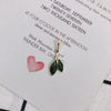 Wholesale Alloy Dripping Oil Butterfly Hollow Flower Three Dimensional Rose Earrings Jewelry Accessories