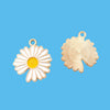 Wholesale Alloy Dripping Oil Daisy Pendant Accessories Cartoon Plants Flowers Style