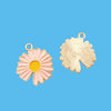 Wholesale Alloy Dripping Oil Daisy Pendant Accessories Cartoon Plants Flowers Style