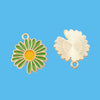 Wholesale Alloy Dripping Oil Daisy Pendant Accessories Cartoon Plants Flowers Style