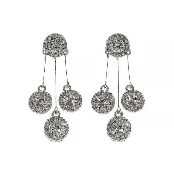 Wholesale Alloy Dropshaped Geometric Women's Long Tassel Earrings