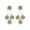 Wholesale Alloy Dropshaped Geometric Women's Long Tassel Earrings