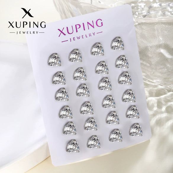 Wholesale Alloy Earrings Minimalist Style With Heart And Star Shapes Electroplated For Women