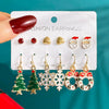 Wholesale Alloy Earrings With Cartoon Characters Dripping Oil Design For Women Festival Elements Style
