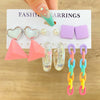 Wholesale Alloy Earrings With Cartoon Heart Bear Design Stainless Steel Needle Electroplating Unisex