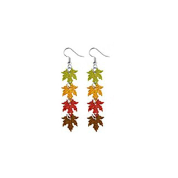 Wholesale Alloy Earrings With Leaf Geometric Animal Zodiac Patterns And Electroplating For Women