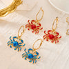Wholesale Alloy Electroplated Animal Patterned Earrings For Women With Vacation Style