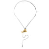 Wholesale Alloy Electroplated Animal Zodiac Fish Whale Pendant Clavicle Chain Necklace For Women