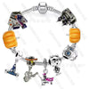 Wholesale Alloy Electroplated Cartoon Character Beaded Charm Bracelet For Unisex
