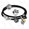 Wholesale Alloy Electroplated Cartoon Character Beaded Charm Bracelet For Unisex
