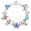 Wholesale Alloy Electroplated Cartoon Character Beaded Charm Bracelet For Unisex