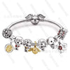 Wholesale Alloy Electroplated Cartoon Character Beaded Charm Bracelet For Unisex