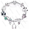 Wholesale Alloy Electroplated Cartoon Character Beaded Charm Bracelet For Unisex