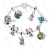 Wholesale Alloy Electroplated Cartoon Character Beaded Charm Bracelet For Unisex