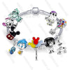 Wholesale Alloy Electroplated Cartoon Character Beaded Charm Bracelet For Unisex