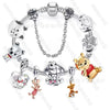 Wholesale Alloy Electroplated Cartoon Character Beaded Charm Bracelet For Unisex