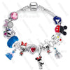 Wholesale Alloy Electroplated Cartoon Character Beaded Charm Bracelet For Unisex