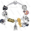 Wholesale Alloy Electroplated Cartoon Character Beaded Charm Bracelet For Unisex