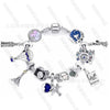 Wholesale Alloy Electroplated Cartoon Character Beaded Charm Bracelet For Unisex