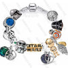 Wholesale Alloy Electroplated Cartoon Character Beaded Charm Bracelet For Unisex