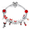 Wholesale Alloy Electroplated Cartoon Character Beaded Charm Bracelet For Unisex
