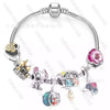 Wholesale Alloy Electroplated Cartoon Character Beaded Charm Bracelet For Unisex