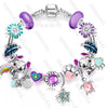 Wholesale Alloy Electroplated Cartoon Character Beaded Charm Bracelet For Unisex