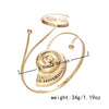 Wholesale Alloy Electroplated Conch Arm Bracelet Simple Vacation Style