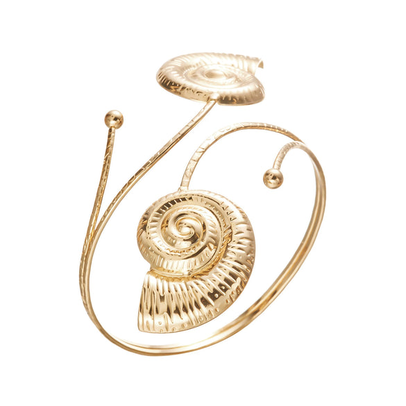 Wholesale Alloy Electroplated Conch Arm Bracelet Simple Vacation Style