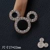 Wholesale Alloy Electroplated Creative Metal Accessories With Mickey Head And Duck Shapes For Jewelry And Mobile Phone Shells