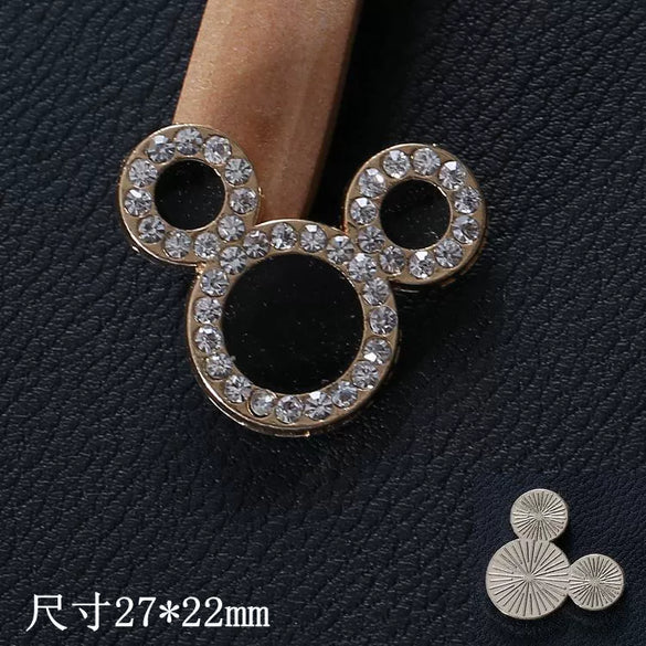 Wholesale Alloy Electroplated Creative Metal Accessories With Mickey Head And Duck Shapes For Jewelry And Mobile Phone Shells
