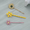 Wholesale Alloy Electroplated Daisy Side Hairpin For Women Pastoral Style Flower Hair Accessory