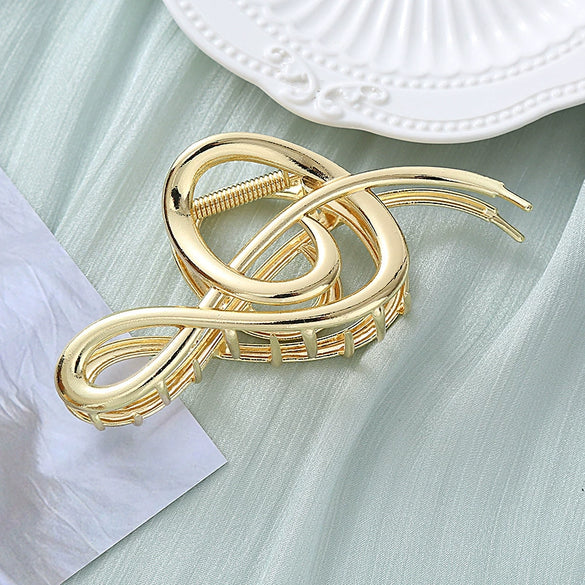 Wholesale Alloy Electroplated Fashion Ponytail Shark Hair Clip For Women
