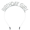 Wholesale Alloy Electroplated Fashion Rhinestone Letters Headband Headwear For Female