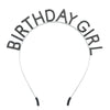 Wholesale Alloy Electroplated Fashion Rhinestone Letters Headband Headwear For Female